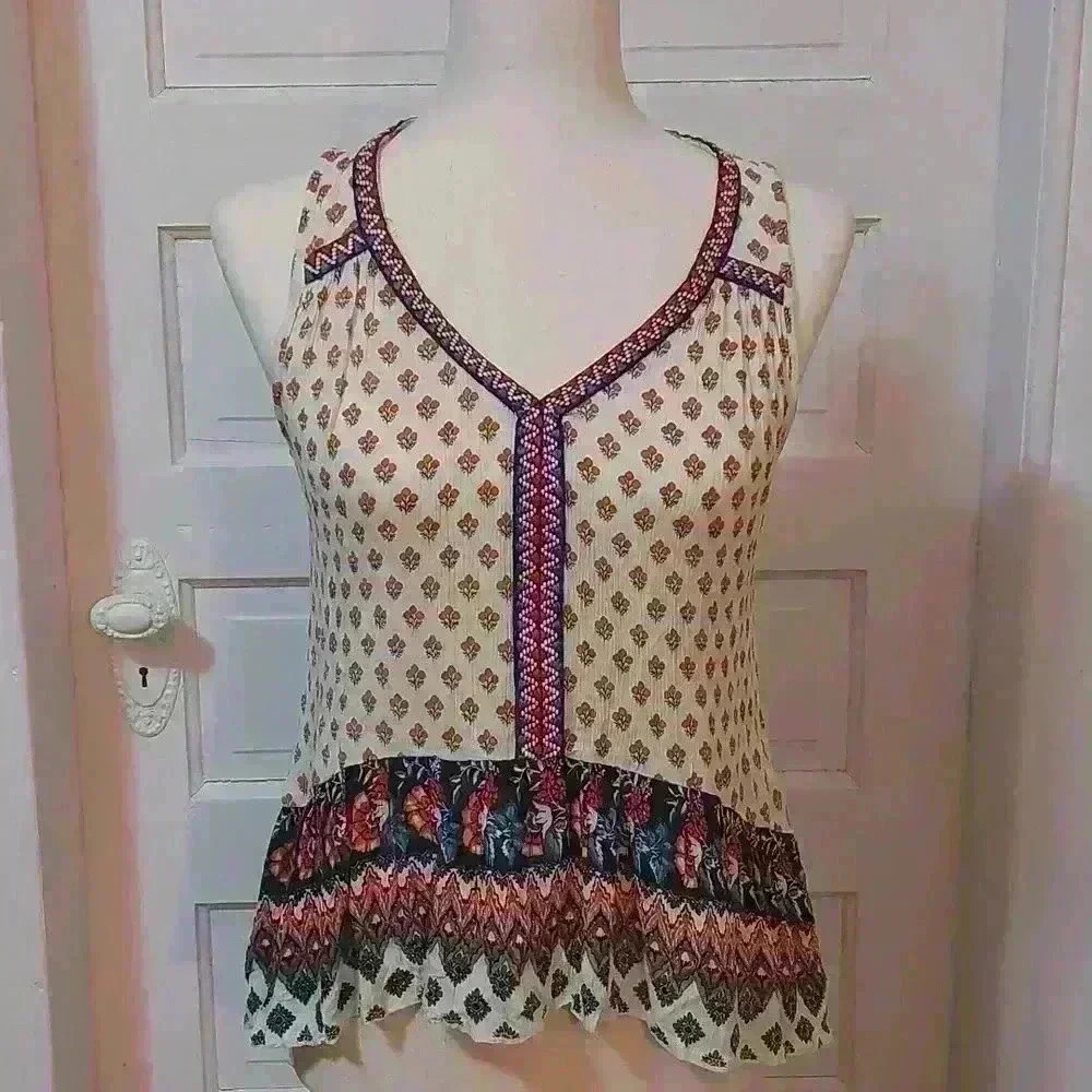 Patrons of Peace Tank Blouse L0205
